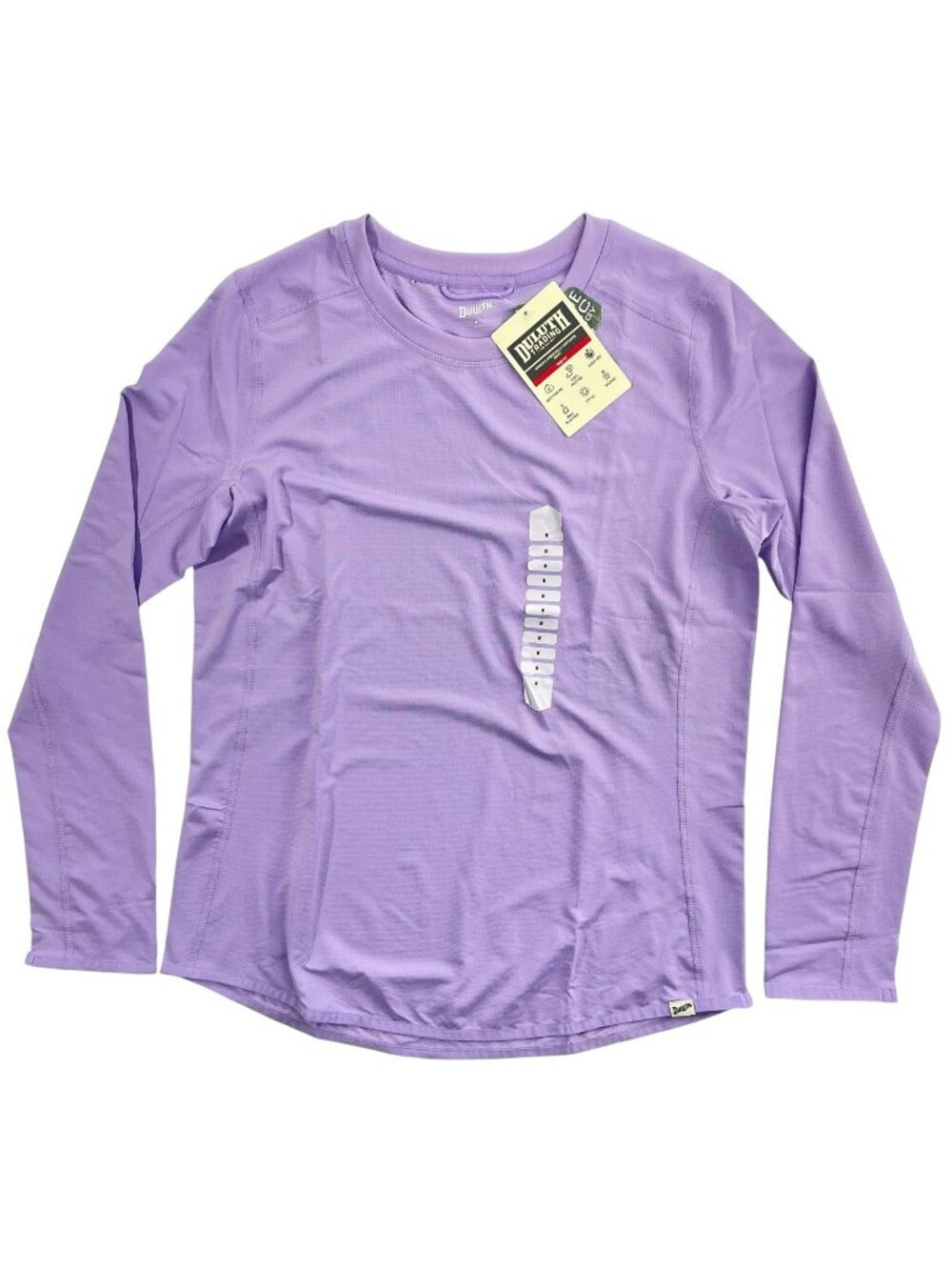 Duluth Trading Armachillo Superior UPF Shirt Lavender Women's Size Medium NWT